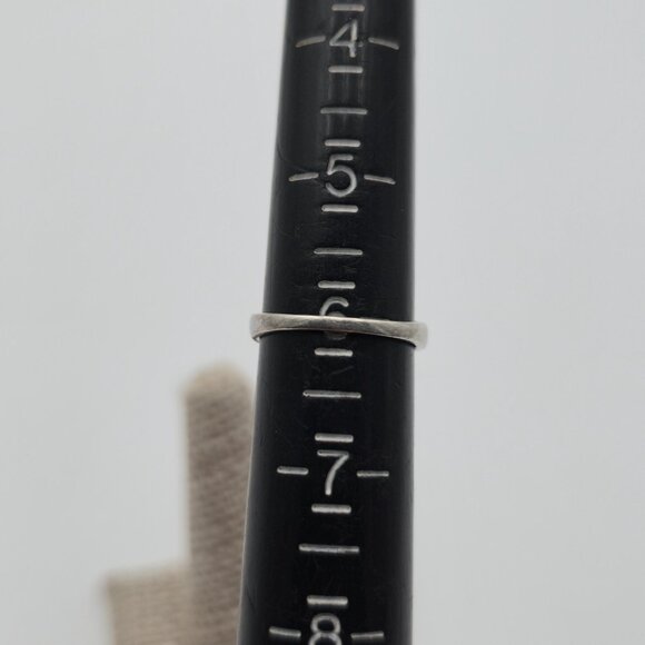 Size 6 Sterling Silver Aquamarine Heart With Diamond Accents Ring A4039 - Picture 8 of 10